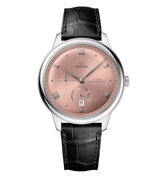 OMEGA De Ville Prestige 41mm Watch with Salmon Dial